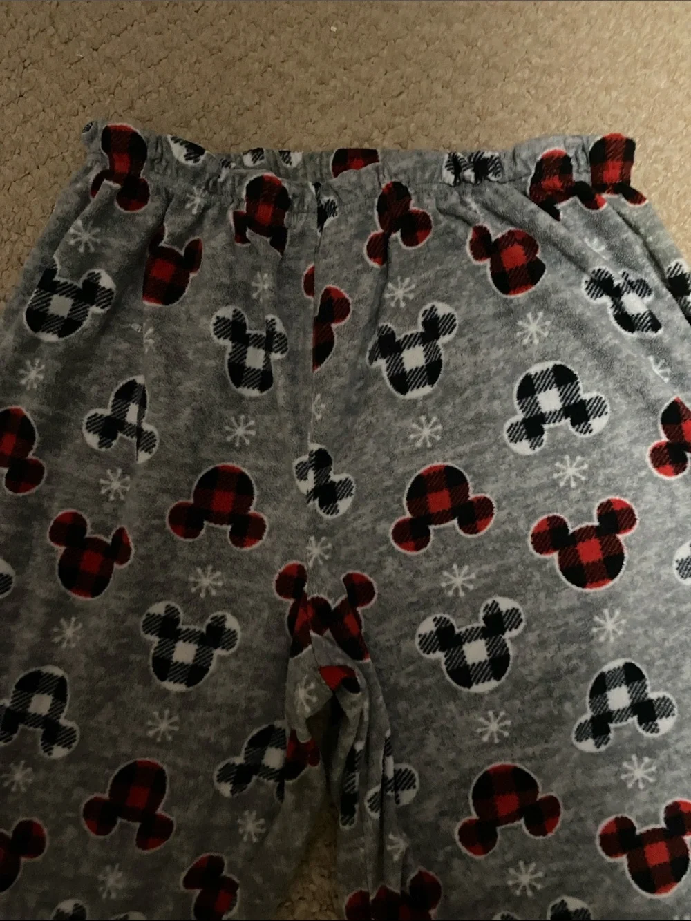 Disney Plaid Mickey Mouse women’s lounge pants pajama bottoms size large